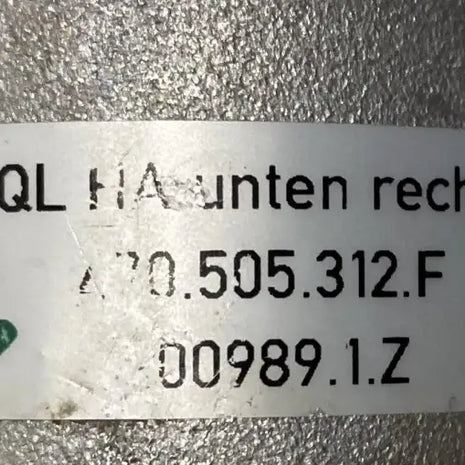 LAMBORGHINI AVENTADOR RIGHT LOWER CONTROL ARM