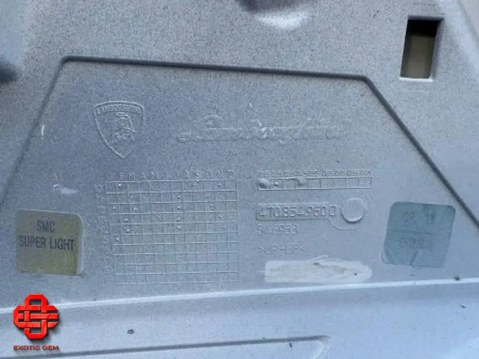 LAMBORGHINI AVENTADOR SV FENDER RH COVER