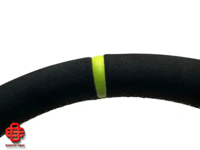 LAMBORGHINI AVENTADOR SVJ LEATHER STEERING WHEEL ALCANTARA