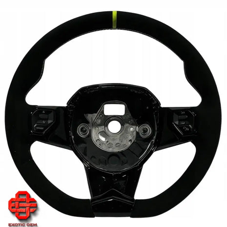 LAMBORGHINI AVENTADOR SVJ LEATHER STEERING WHEEL ALCANTARA