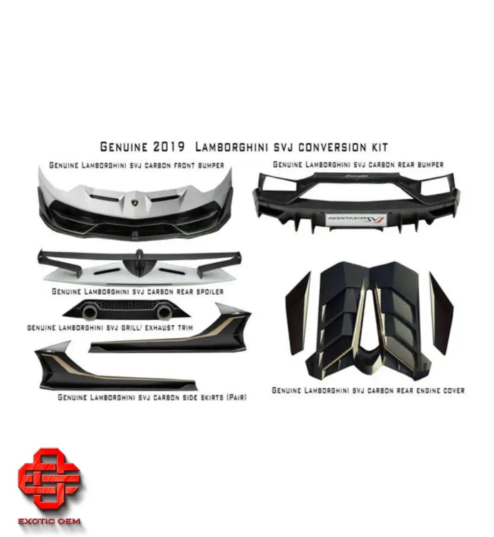 LAMBORGHINI AVENTADOR SVJ OEM BODY KIT