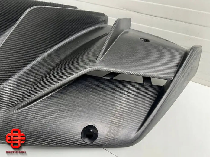 LAMBORGHINI AVENTADOR SVJ REAR DIFFUSER VISIBLE CARBON MATTE FINISH