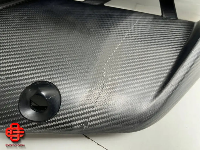 LAMBORGHINI AVENTADOR SVJ REAR DIFFUSER VISIBLE CARBON MATTE FINISH