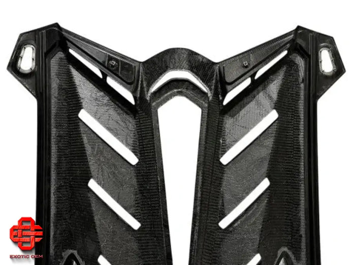LAMBORGHINI AVENTADOR SVJ ROADSTER CARBON COVER FLAP HOOD REAR