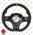 LAMBORGHINI AVENTADOR SVJ STEERING WHEEL WITH YELLOW STRIPE AND STITCHING OEM