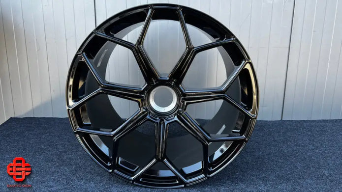 LAMBORGHINI AVENTADOR SVJ WHEEL GLOSSY BLACK OEM
