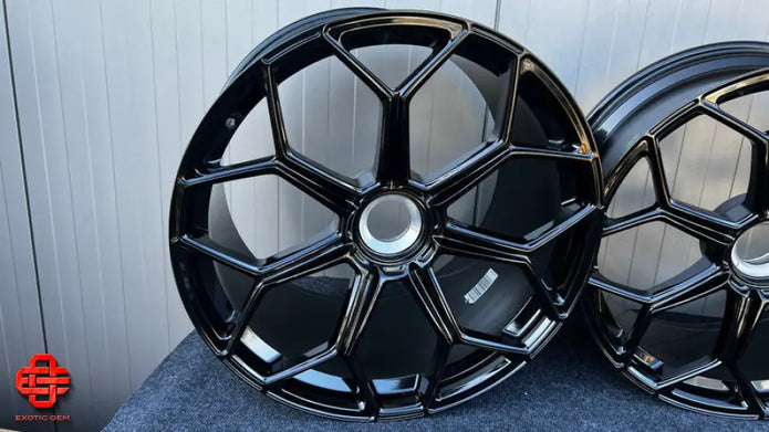 LAMBORGHINI AVENTADOR SVJ WHEEL GLOSSY BLACK OEM