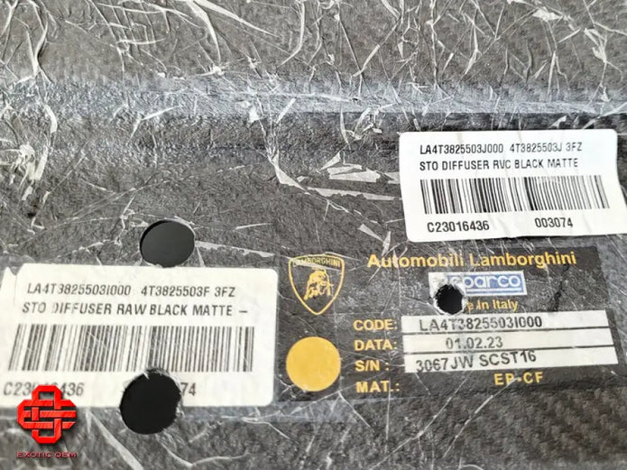 LAMBORGHINI HURACAN STO REAR DIFFUSER CF