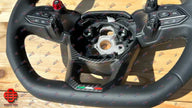 LAMBORGHINI REVUELTO STEERING WHEEL BLACK LEATHER WITH CARBON