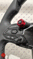 LAMBORGHINI REVUELTO STEERING WHEEL BLACK LEATHER WITH CARBON