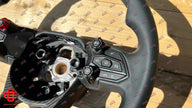 LAMBORGHINI REVUELTO STEERING WHEEL BLACK LEATHER WITH CARBON