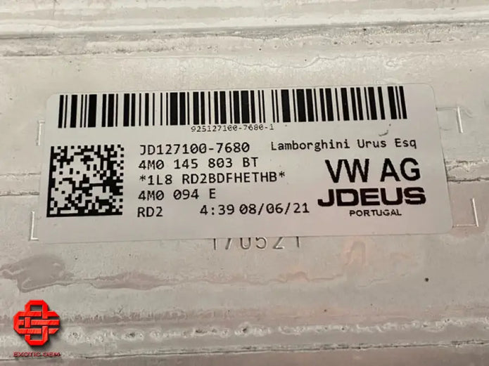 LAMBORGHINI URUS CHARGE AIR COOLER LH OEM