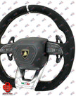 LAMBORGHINI URUS STEERING WHEEL SUEDE WITH YELLOW STITCHING AND AIRBAG OEM