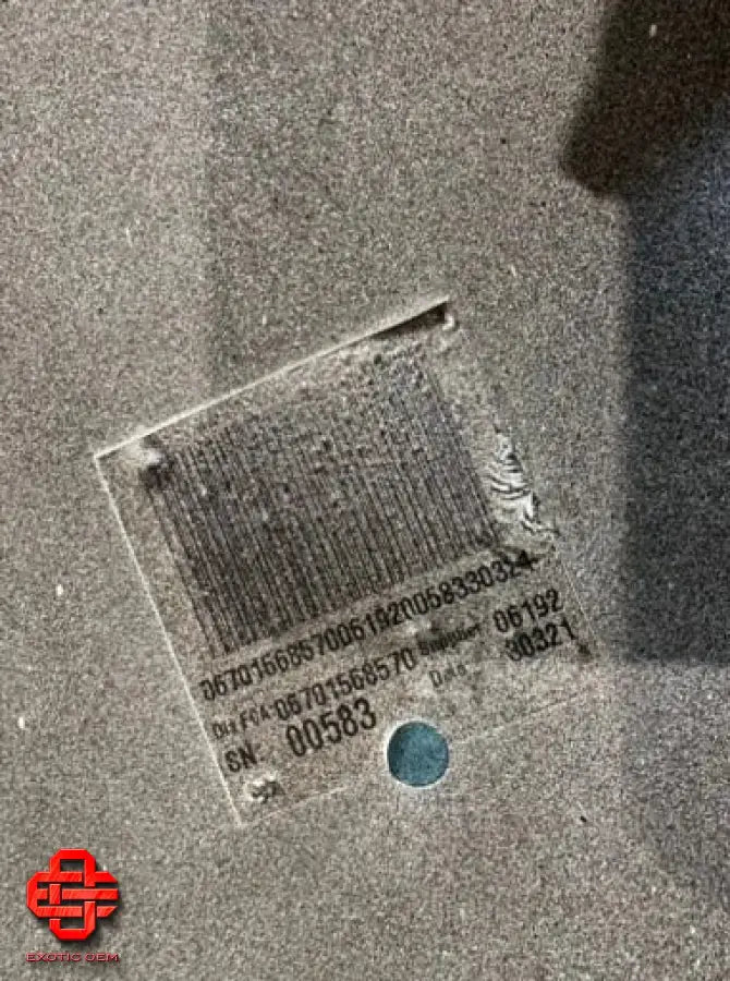 MASERATI MC20 REAR LEFT FENDER