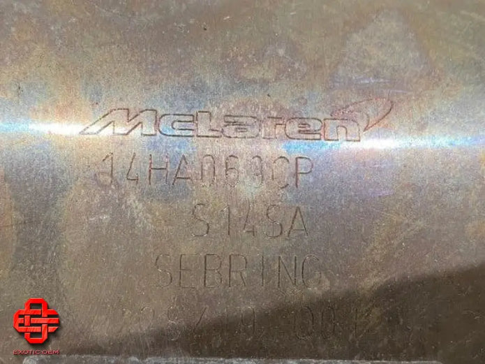 MCLAREN 720S EXHAUST MUFFLER