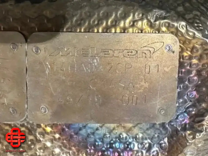 MCLAREN 720S EXHAUST PIPES