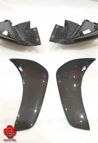 MCLAREN 765LT REAR BUMPER FLAPS HECKCHURZE SPOILER L AND R