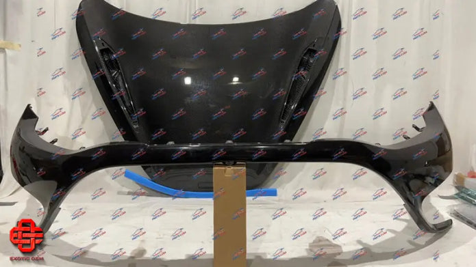 MCLAREN 765LT REAR BUMPER PDC AND CAMERA CARBON FIBER