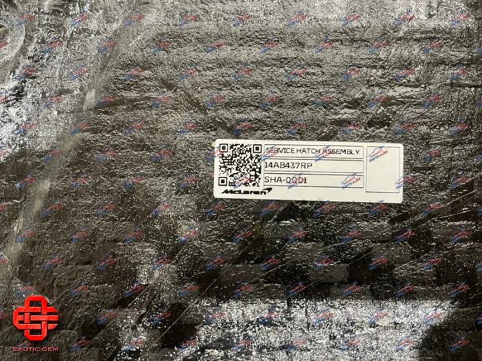 MCLAREN 765LT REAR ENGINE COVER CARBON OEM