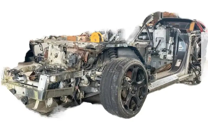 PARTIAL BODYWORK LAMBORGHINI GALLARDO - FIRE DAMAGE