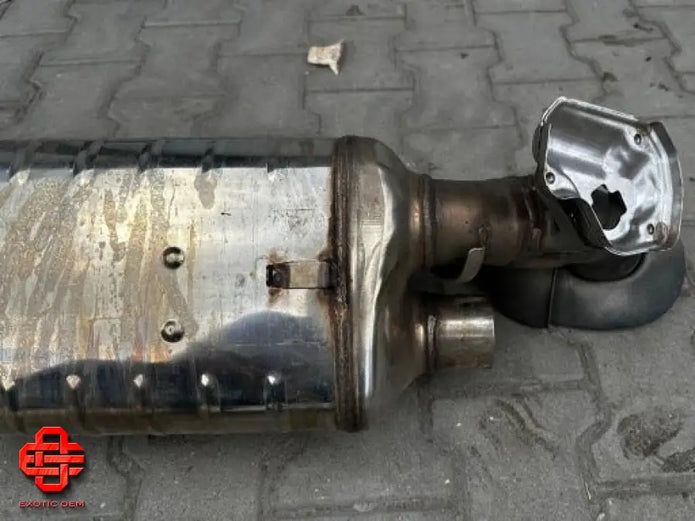 PORSCHE 911 992 TURBO S EXHAUST MUFFLER