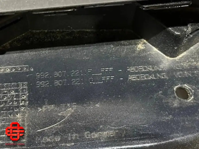 PORSCHE 911 TURBO S BUMPER