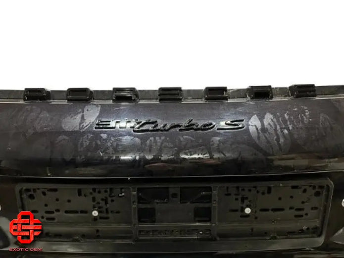 PORSCHE 911 TURBO S REAR BUMPER