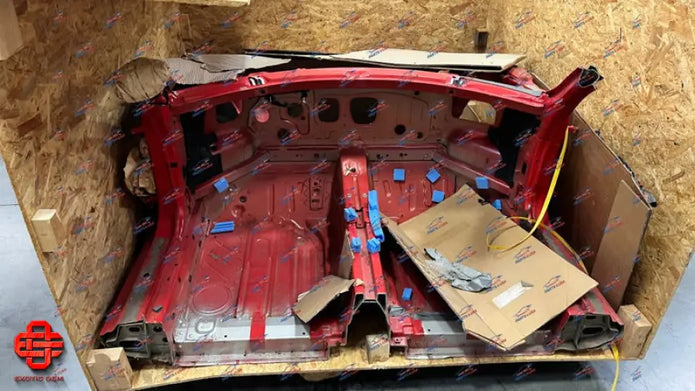 PORSCHE 991 CARRERA FRONT FRAME TUB COMPLETE OEM