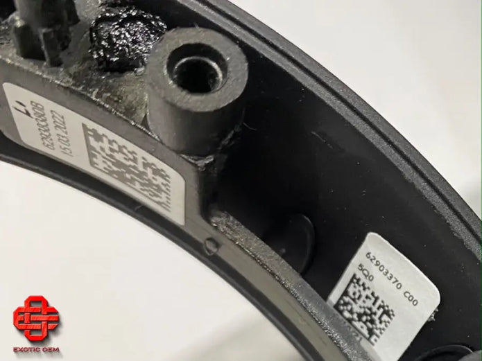 PORSCHE 992 CARBON STEERING WHEEL COVER OEM