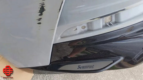 PORSCHE 992 GT3 AKRAPOVIC CARBON REAR DIFFUSER OEM