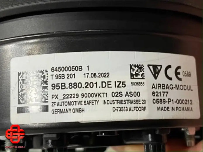 PORSCHE AIRBAG DRIVER’S AIRBAG