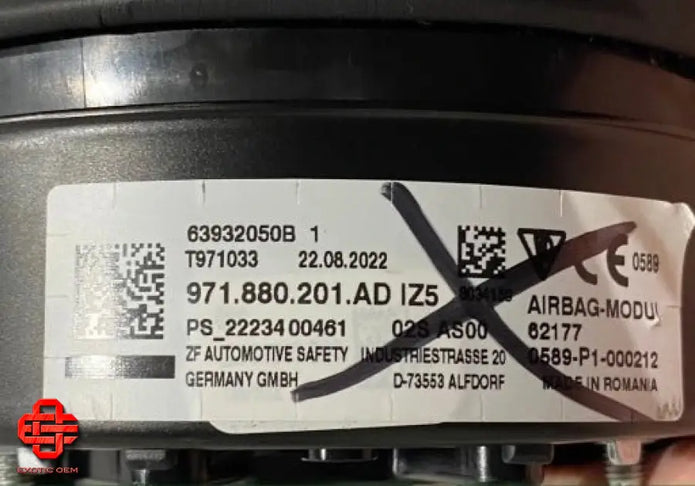 PORSCHE AIRBAG DRIVER’S AIRBAG