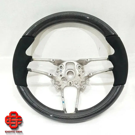 PORSCHE CAYENNE MACAN PANAMERA CARBON STEERING WHEEL STEERING WHEEL LEATHER ALCANTARA
