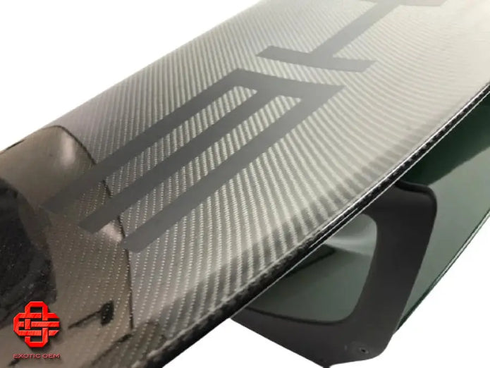 PORSCHE GT2 RS TRUNK LID AND REAR SPOILER CARBON FIBER