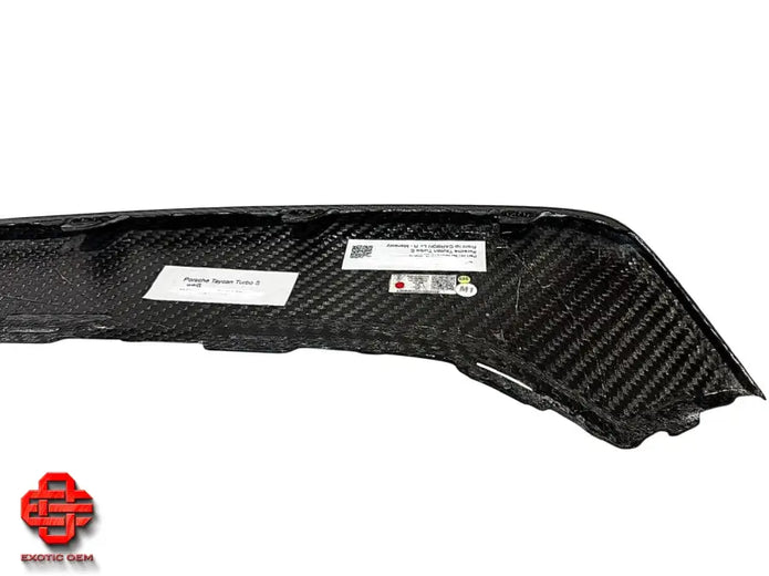 PORSCHE TAYCAN CARBON FRONT SIDE SPOILER
