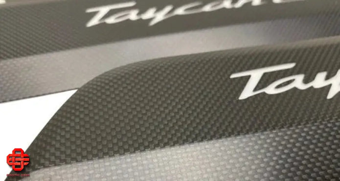 PORSCHE TAYCAN TURBO S CARBON DOOR SILL COVER