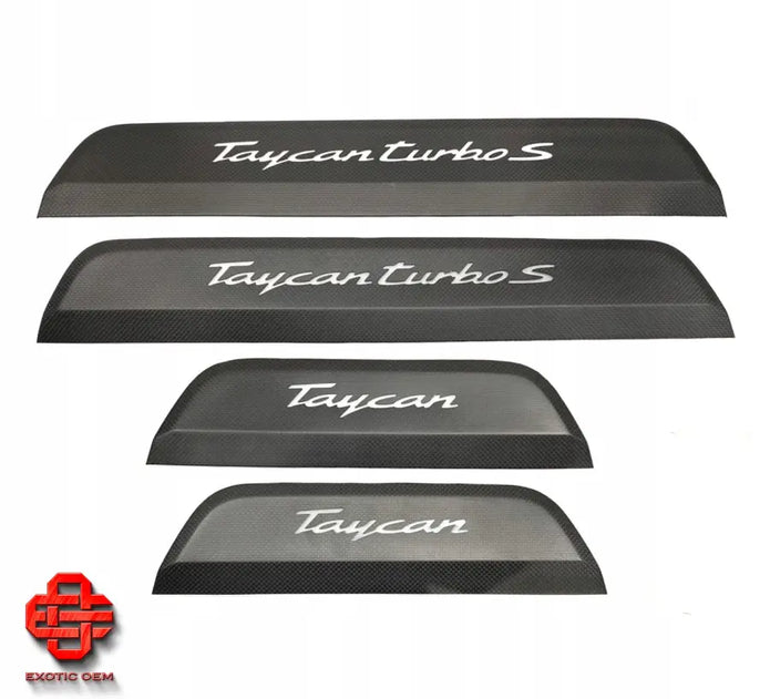 PORSCHE TAYCAN TURBO S CARBON DOOR SILL COVER