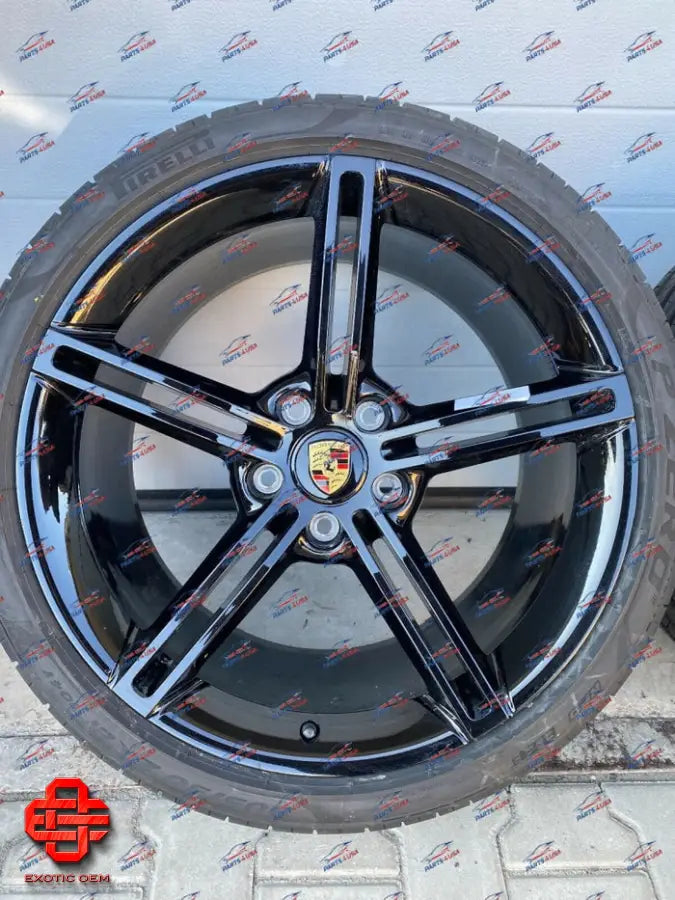 PORSCHE TAYCAN WHEELS AND TIRES SET
