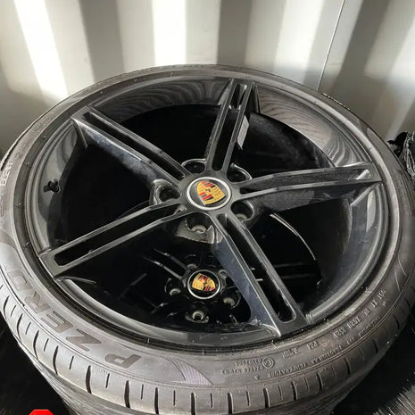 PORSCHE WHEEL AND TYRE SET