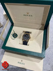 ROLEX SKY-DWELLER 42MM YELLOW GOLD OYSTERFLEX BLACK DIAL YELLOW GOLD