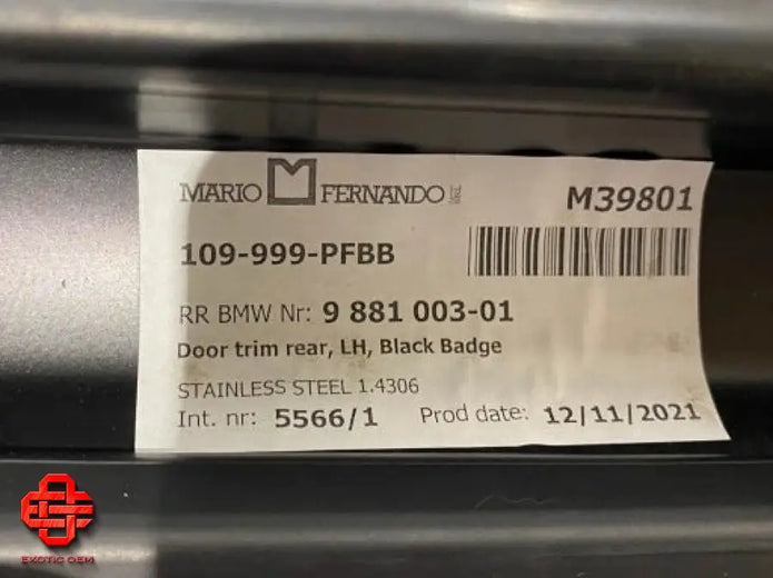 ROLLS CULLINAN BADGE STRIPS