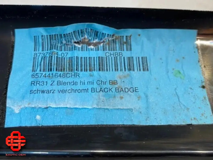 ROLLS ROYCE CULLINAN BUMPER STRIP