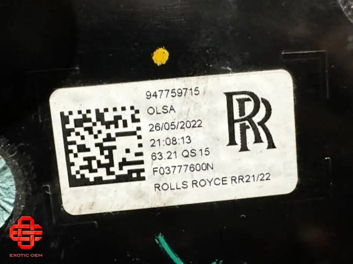 ROLLS ROYCE GHOST BLACK BADGE LEFT REAR LAMP
