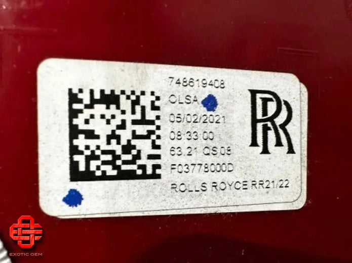 ROLLS ROYCE GHOST RIGHT REAR LAMP