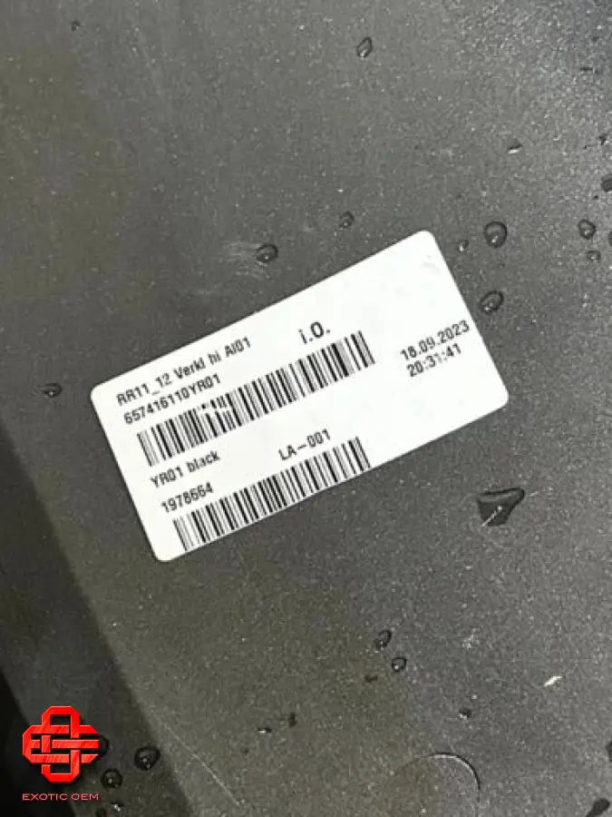 ROLLS ROYCE PHANTOM REAR BUMPER