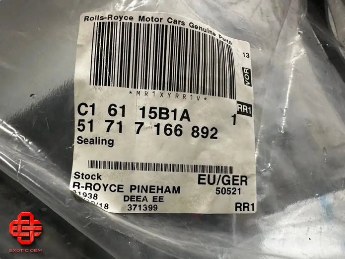 ROLLS ROYCE PHANTOM SEAL SEAL SEALING