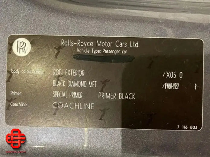 ROLLS ROYCE WRAITH GHOST FRONT MASK FRONT HOOD