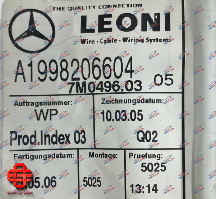 SLR MCLAREN ELECTRIC CABLE
