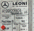 SLR MCLAREN ELECTRIC CABLE
