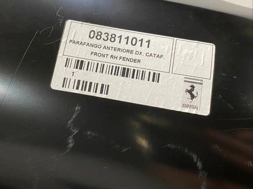 FERRARI 458 ITALIA RIGHT FENDER
